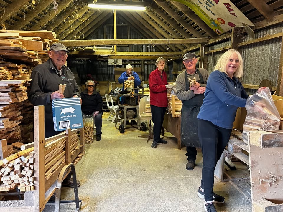 A big thanks to our kindling packing team too as they get into full swing…