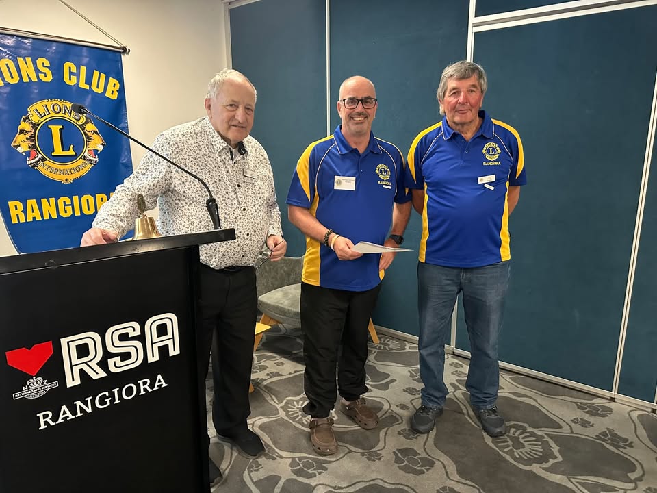 10 years Lions Service recognised. Michael Clemens and Ray Twist were awarded their 10 year…