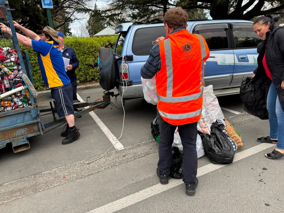 Big or small we are them all at Rangiora Cash for cans. #cashforcan #CashForCans #rangioralions…